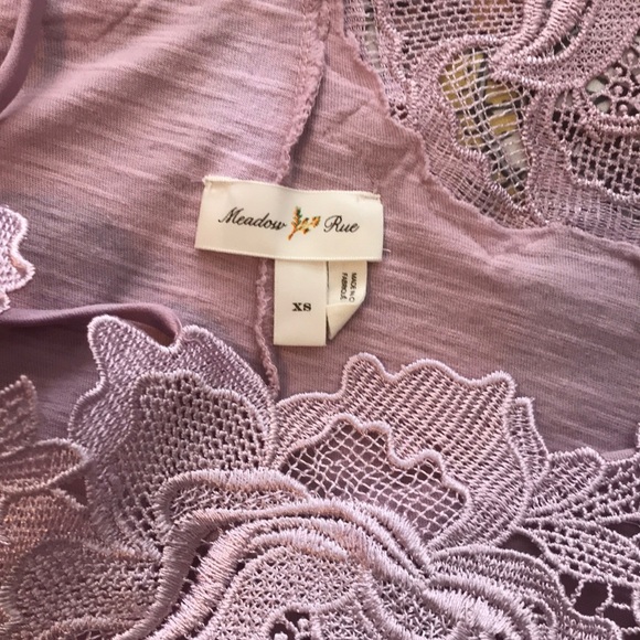 Meadow Rue anthropologie laceline top - Picture 3 of 5